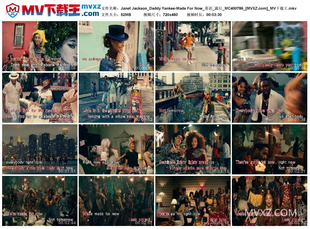 Janet Jackson_Daddy Yankee-Made For Now_英语_流行_MC400786